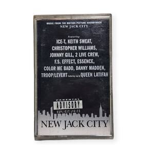 New Jack City Soundtrack Tested Cassette R & B / Rap (Giant, 1991) Pre-owned